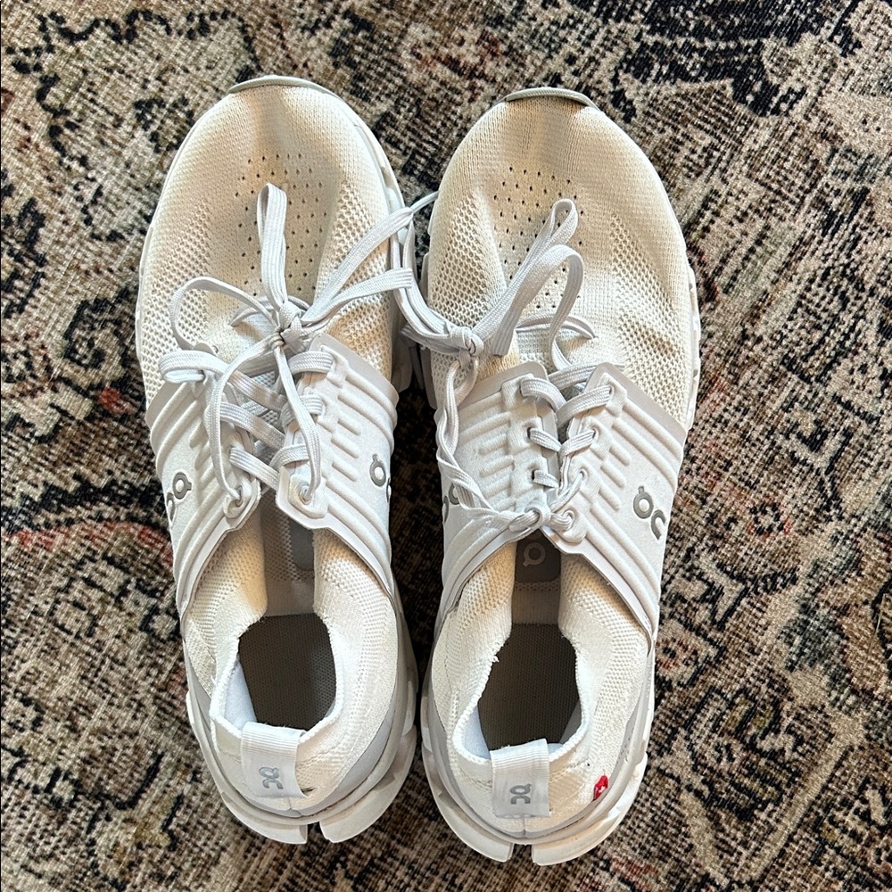 On Running Classic White Athletic Shoes